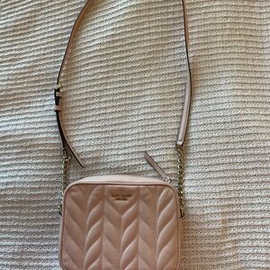 Kate Spade Blush Quilted Crossbody Bag